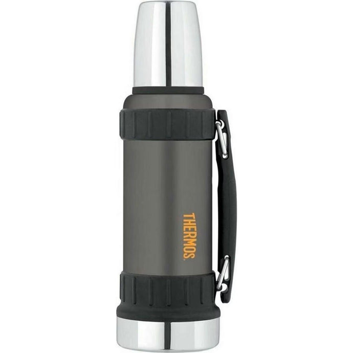 Thermos 1.2l Work Bottle Vacuum Flask Gun Metal Grey - ZOES Kitchen