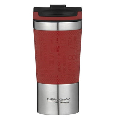 Thermos Thermocafe Vacuum Insulated Travel Coffee Cup 350ml Dark Red - ZOES Kitchen