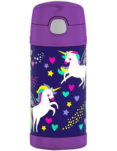 Thermos Funtainer Drink Bottle 355ml - Purple Unicorn
