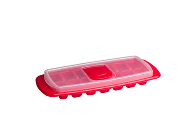 Cuisena Ice Cube Tray W/Lid - Red - ZOES Kitchen