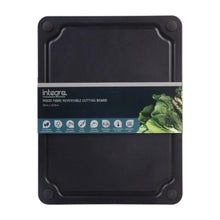 Load image into Gallery viewer, Integra Woodfibre Reversible Cutting Board 37x27.5cm - Black