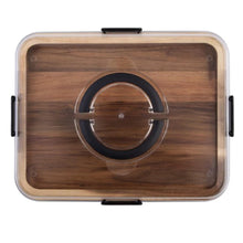Load image into Gallery viewer, Alfreco Acacia Rectangular Grazing board with Lid 37x29cm