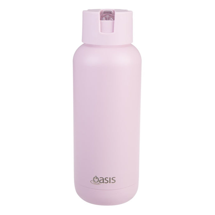 Oasis S/S Ceramic Moda Triple Wall Insulated Drink Bottle 1L - Pink Lemonade - ZOES Kitchen