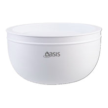 Load image into Gallery viewer, Oasis S/S Double Wall Salad Bowl with Lid 2.8l - White