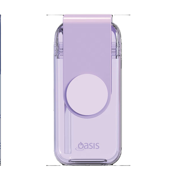 Oasis Kid's Tritan Juice Box with Straw 300ml - Lavender