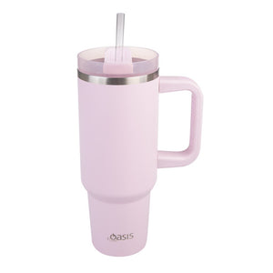 Oasis S/S Double Wall Insulated Commuter Travel Tumbler 1.2L - Pink Lemonade - ZOES Kitchen