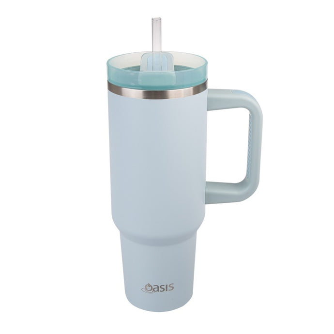 Oasis S/S Double Wall Insulated Commuter Travel Tumbler 1.2L - Sea Mist - ZOES Kitchen