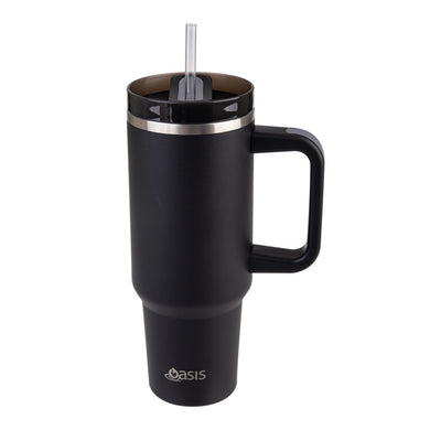 Oasis S/S Double Wall Insulated Commuter Travel Tumbler 1.2L - Black - ZOES Kitchen