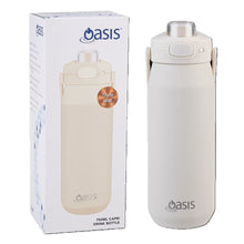 Load image into Gallery viewer, Oasis Capri Ceramic Lined Stainless Steel Triple Wall Insulated Drink Bottle with Quick Release Lid 750ml - Alabaster