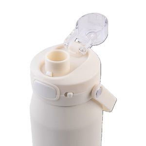 Oasis Capri Ceramic Lined Stainless Steel Triple Wall Insulated Drink Bottle with Quick Release Lid 750ml - Alabaster