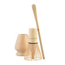 Load image into Gallery viewer, Teaology Bamboo 3 Piece Matcha Tea Whisk Set
