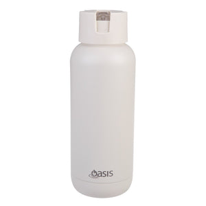 Oasis S/S Ceramic Moda Triple Wall Insulated Drink Bottle 1L - Alabaster - ZOES Kitchen