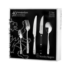 Load image into Gallery viewer, Stanley Rogers Amsterdam 40 Piece Cutlery Set with Steak Knives 