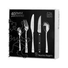 Load image into Gallery viewer, Stanley Rogers Madrid 40 Piece Cutlery Set with Steak Knives 
