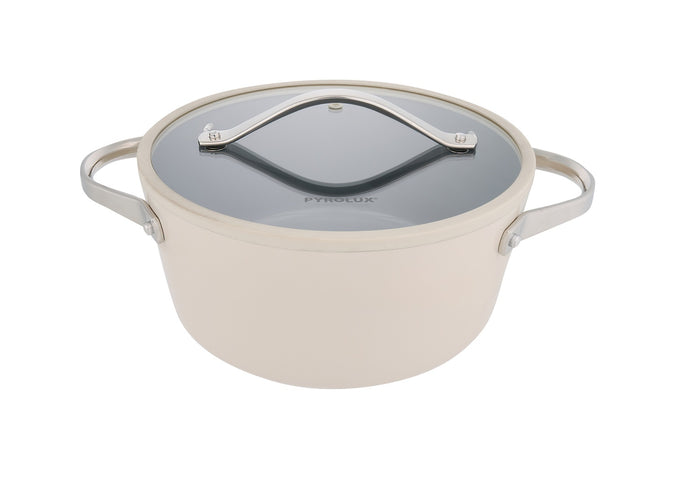 Pyrolux Nexgen Casserole 24cm/4.4L Ivory