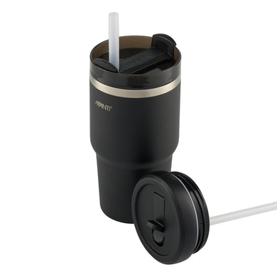 Avanti HydroQuench Smoothie Tumbler with Two Lids 550ml - Black