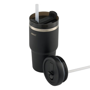 Avanti HydroQuench Smoothie Tumbler with Two Lids 550ml - Black