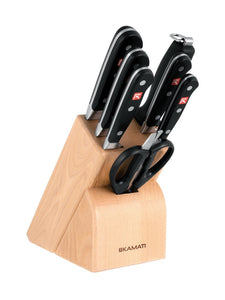 Kamati Classic Knife Block Set 8 Piece - ZOES Kitchen