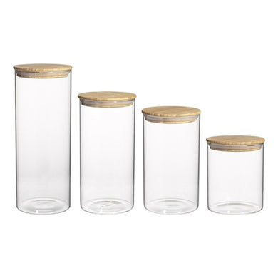 Ecology Pantry Round Canisters Set Of 4 - ZOES Kitchen