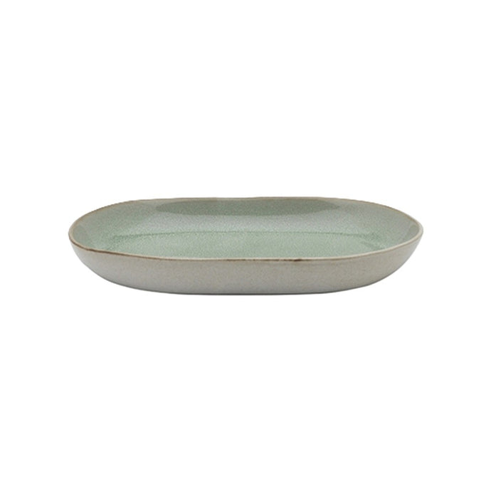 Ecology Galet Small Shallow Bowl 22cm - Sage