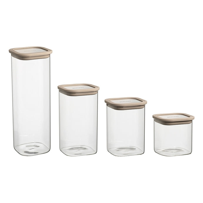 Ecology Store Square Canisters - Set of 4
