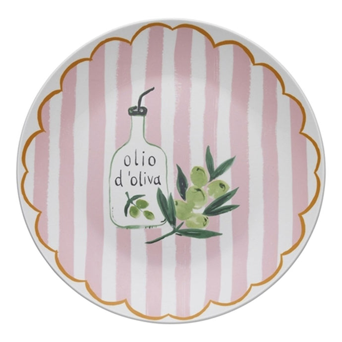 Porto Cucina Round Serving Platter 30cm - Olive