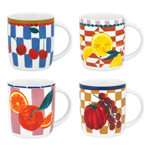 Porto Valentina Mugs 300ml - Set of 4 (S)