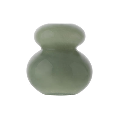 Ecology Pebble Vase 13cm - Opal Leaf