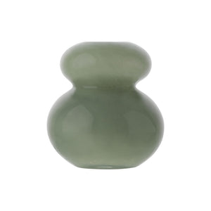 Ecology Pebble Vase 13cm - Opal Leaf