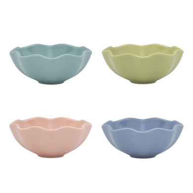 Ecology Ruffle Dip Bowls 12cm - Set of 4 (S)