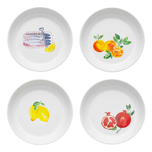 Porto Positano Dinner Bowls Mixed - Set of 4 
