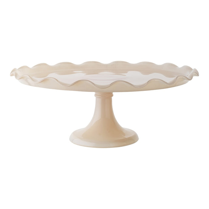 Ecology Ruffle Cake Stand 33cm - Pink Salt