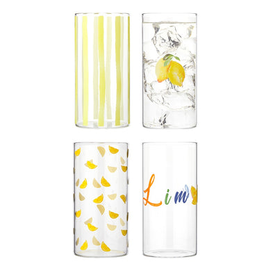Porto Limone Hi Ball Tumblers 500ml - Set of 4