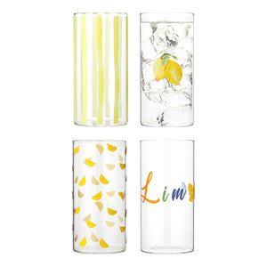 Porto Limone Hi Ball Tumblers 500ml - Set of 4
