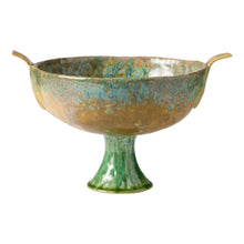 Load image into Gallery viewer, Ecology Fieldstone Footed Bowl with Handles 26cm - Verde