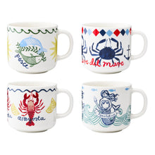 Load image into Gallery viewer, Porto Nautilus Mugs 250ml - Set of 4