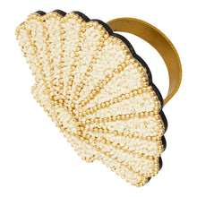 Load image into Gallery viewer, Porto Nautilus Beaded Napkin Rings - Set of 4