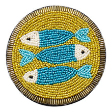 Load image into Gallery viewer, Porto Cove Beaded Coasters - Set of 4