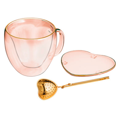 Tempa Amour Pink Tea Set - 3 Piece (S)