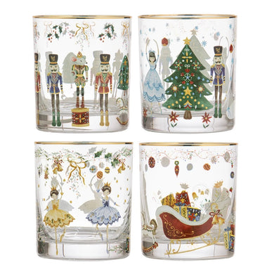 Ashdene Christmas Wonderland Set 4 Short Tumbler Set