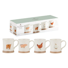 Load image into Gallery viewer, Ashdene Farm Friends Assorted Mugs - 4 Pack