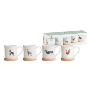 Ashdene Farm Friends 2 Assorted Mugs - 4 Piece