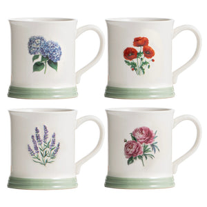 Ashdene Floral Collective Assorted Mugs - 4 Piece