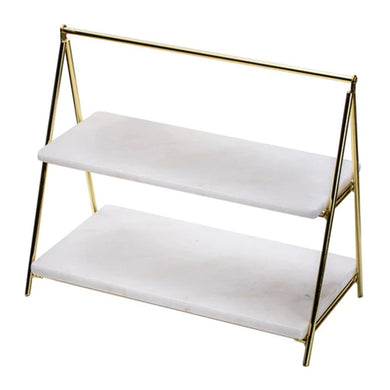Tempa Emerson White Serving Tower - ZOES Kitchen