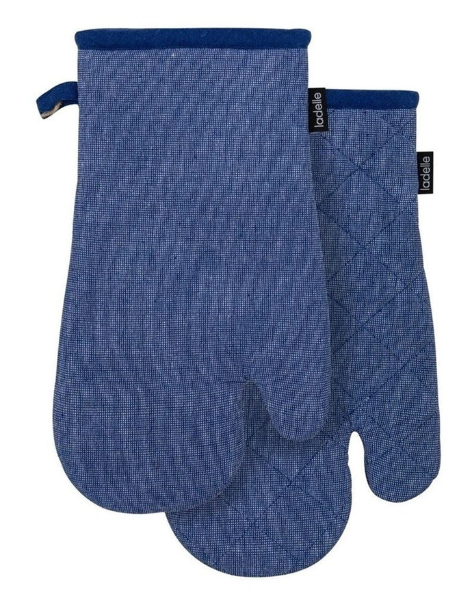 Ladelle Eco Recycled Oven Mitt 2pk Royal - ZOES Kitchen