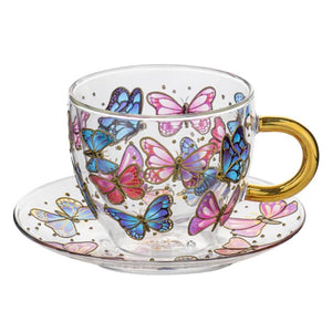 Ashdene Natures Keepers Butterfly Double Wall Tea Cup - ZOES Kitchen