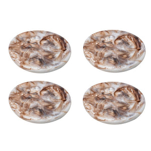 Tempa Marlow Espresso 4pk Coaster Set - ZOES Kitchen