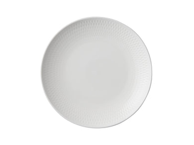 Maxwell & Williams White Basics Diamonds Coupe Plate - 15cm