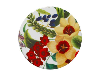 Maxwell & Williams Royal Botanic Garden Euphemia Henderson Ceramic Round Coaster 9.5cm Buttercup