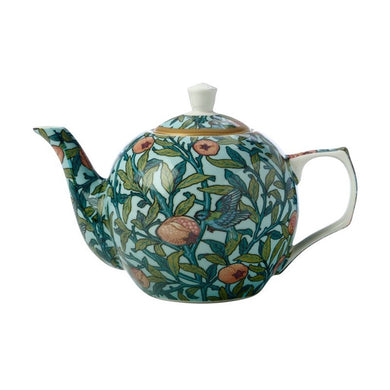 Casa Domani William Morris Teapot 750ML Bird & Pomegranates Gift Boxed